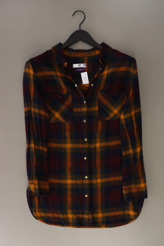 AJC Fashion Karobluse Gr. 40 kariert Langarm mehrfarbig aus Baumwolle