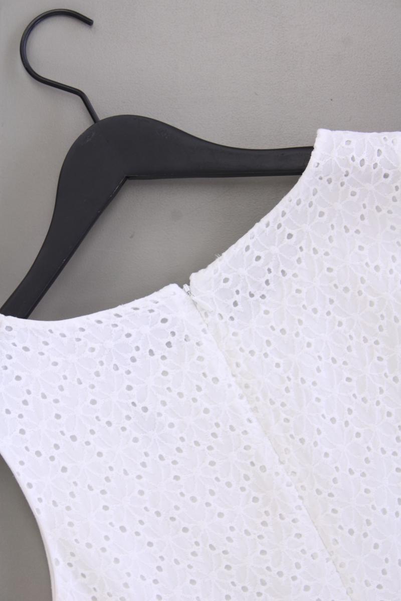 Gant Etuikleid Gr. 40 neuwertig Ärmellos weiß aus Baumwolle