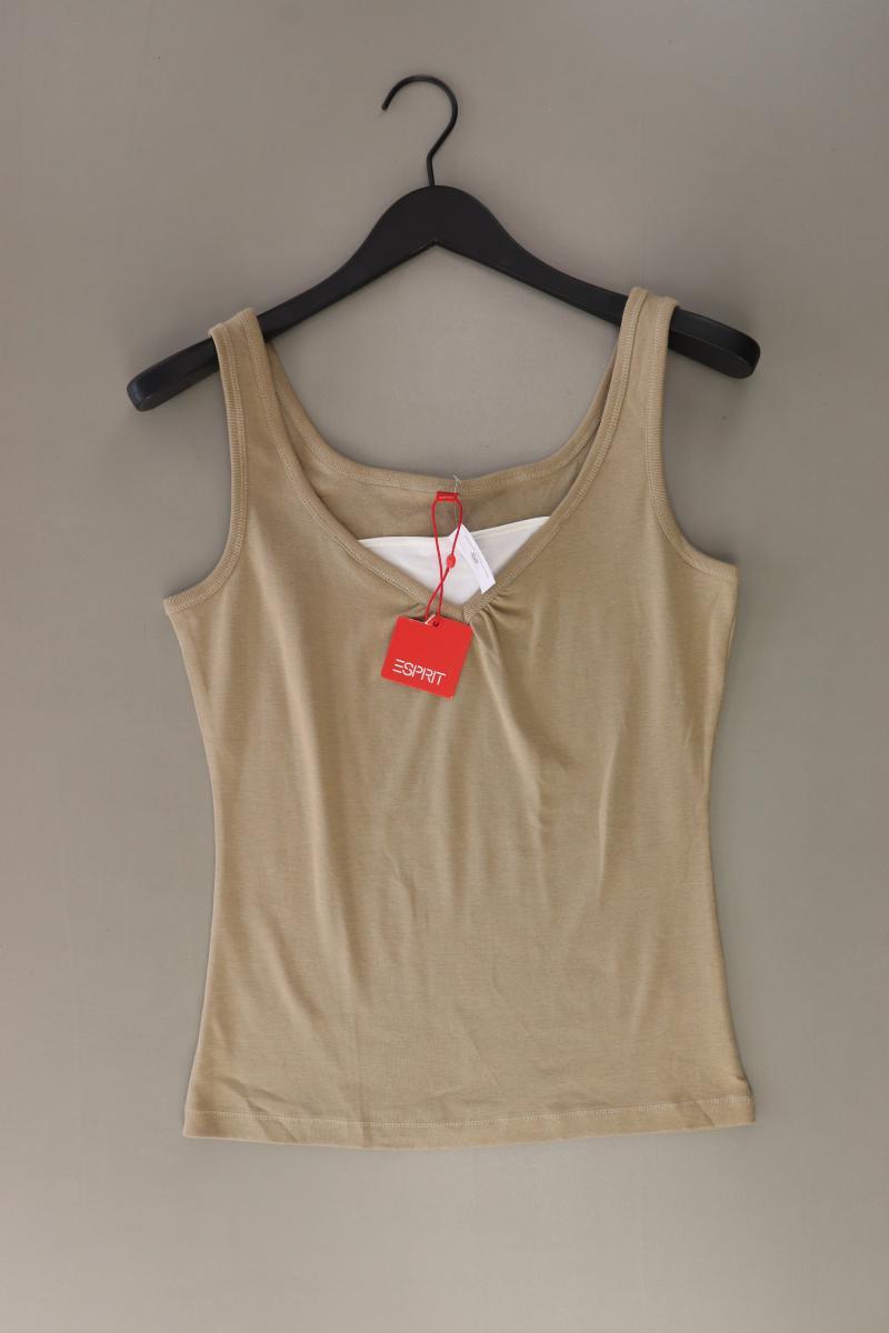 Esprit Trägertop Gr. L neu mit Etikett Vintage braun aus Baumwolle