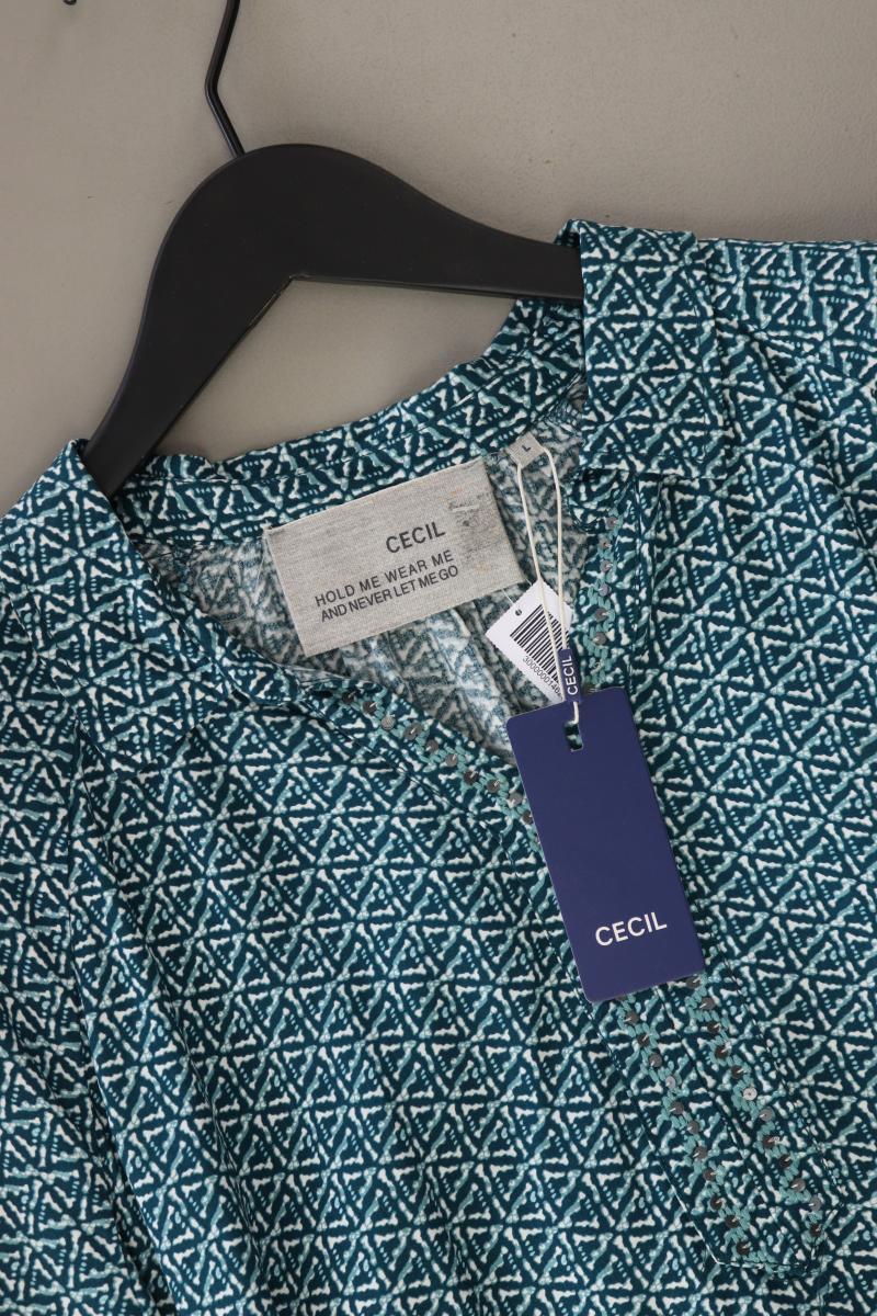 Cecil Langarmbluse Gr. L neu mit Etikett Neupreis: 39,99€! blau aus Viskose