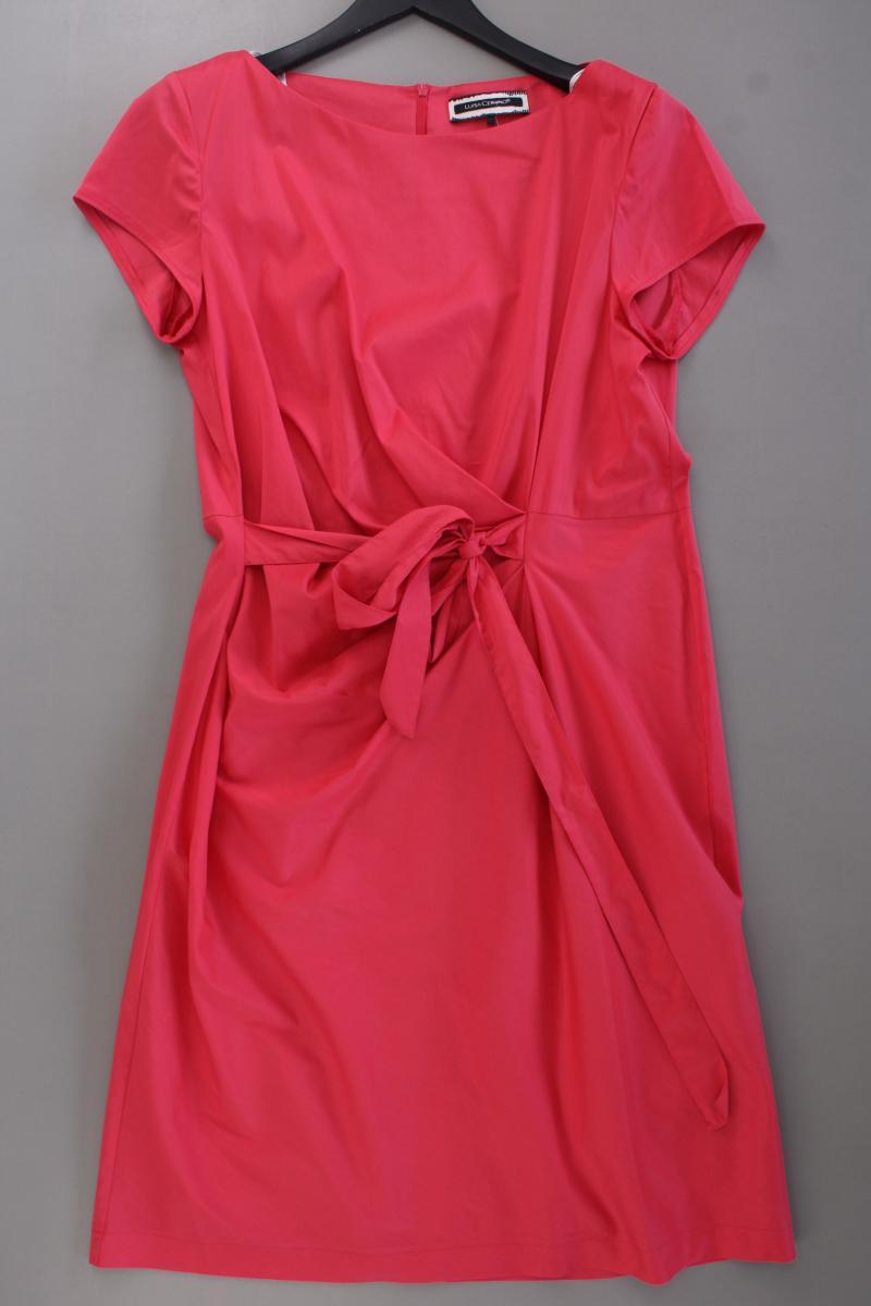 Luisa Cerano Bleistiftkleid Gr. 44 Kurzarm pink aus Baumwolle