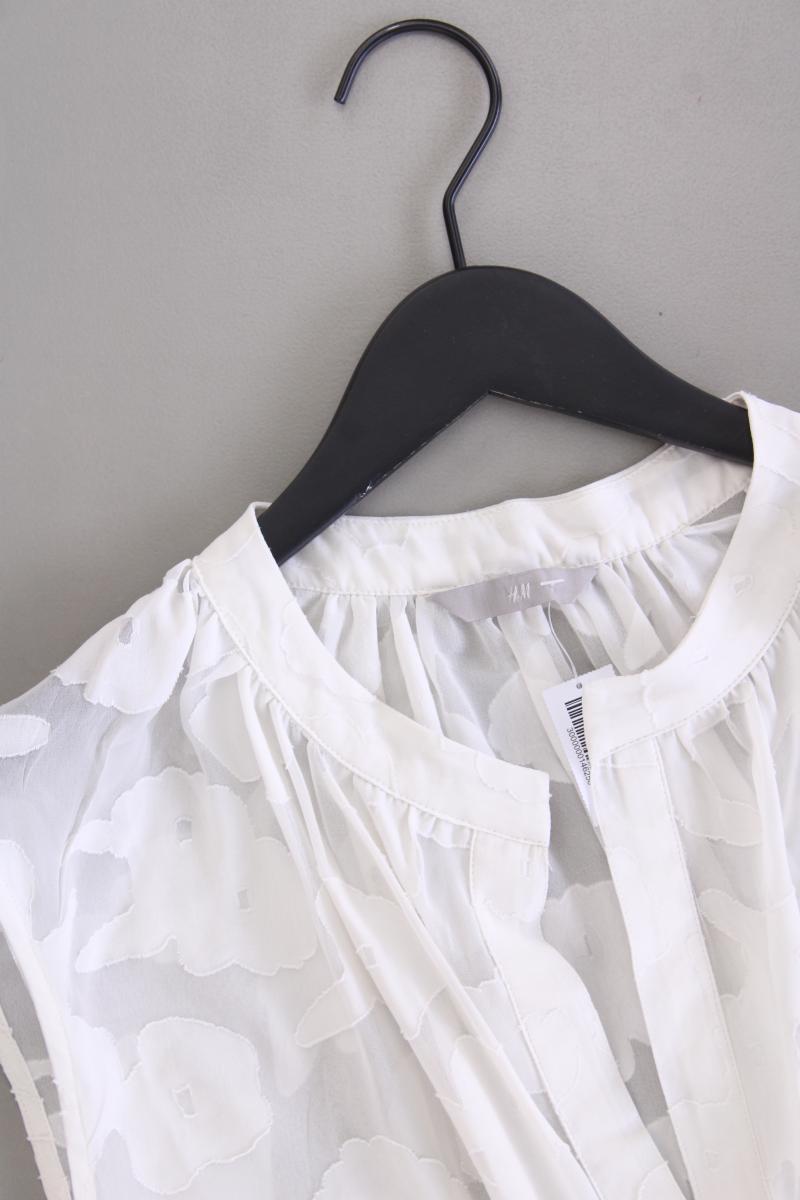 H&M ärmellose Bluse Gr. 46 creme