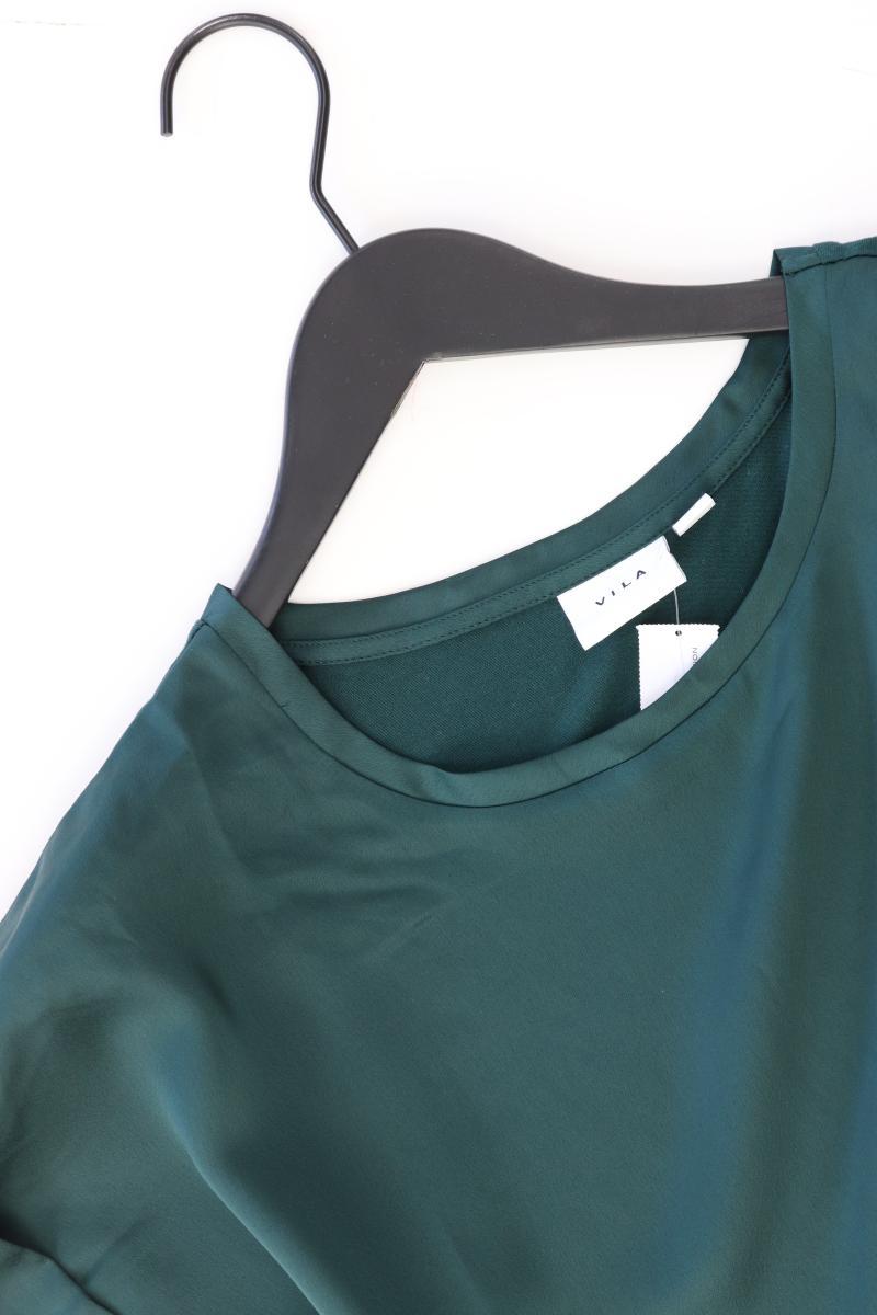 Vila Kurzarmbluse Gr. 42 grün aus Polyester