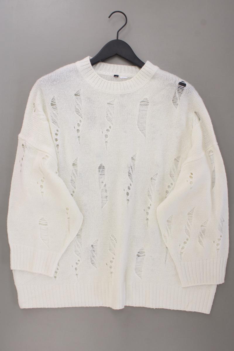 Langarmpullover Gr. 48 creme