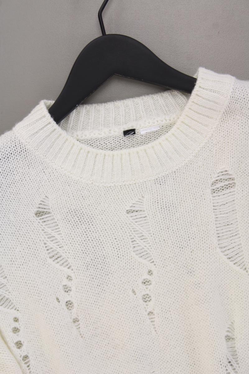 Langarmpullover Gr. 48 creme