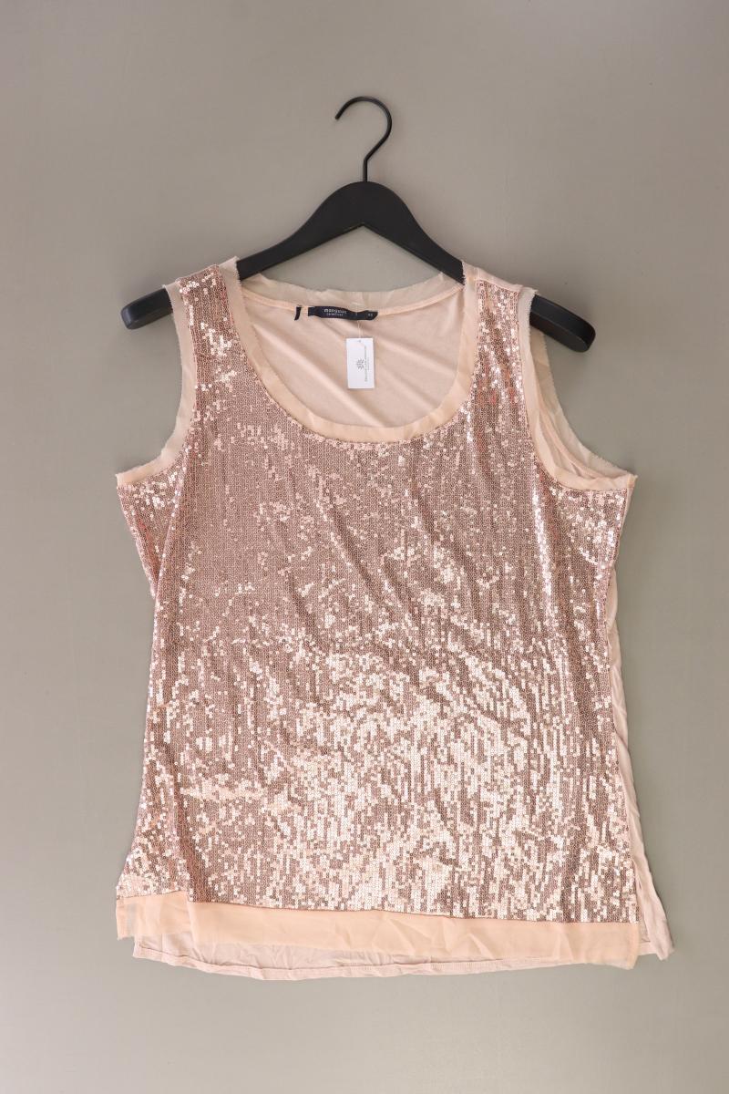 Manguun Trägertop Gr. 44 mit Pailletten rosa aus Polyester