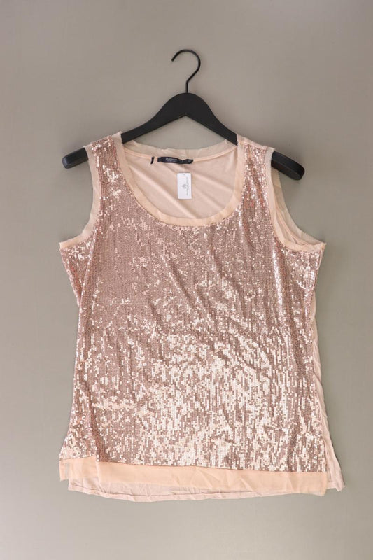 Manguun Trägertop Gr. 44 mit Pailletten rosa aus Polyester