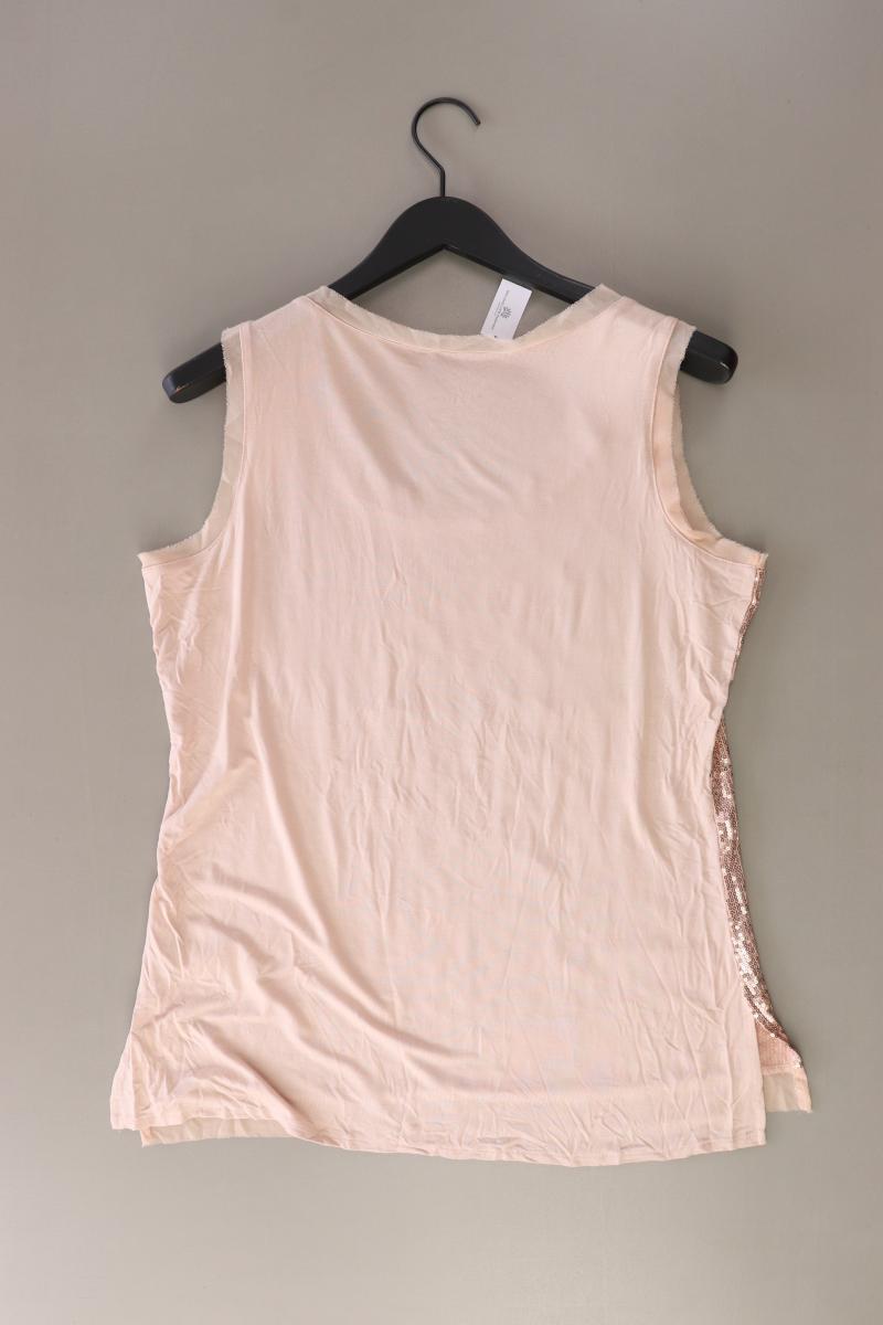 Manguun Trägertop Gr. 44 mit Pailletten rosa aus Polyester
