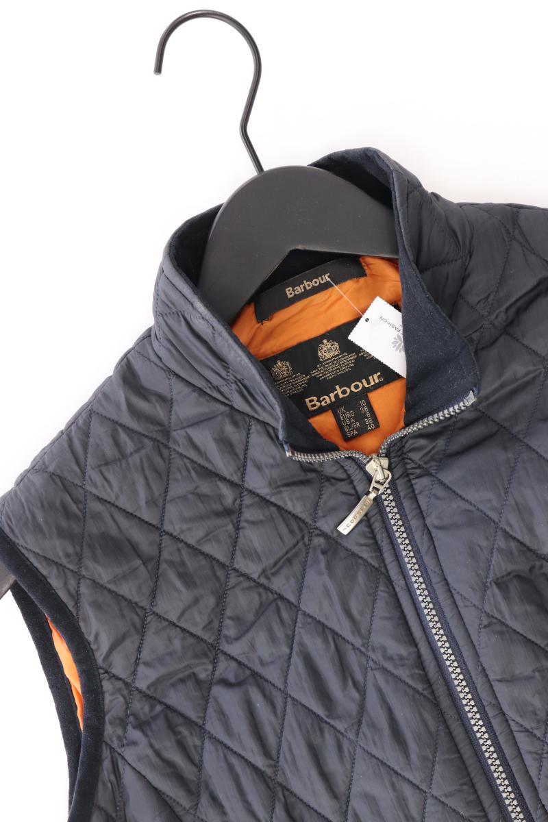 Barbour Steppweste Gr. 36 blau aus Polyester