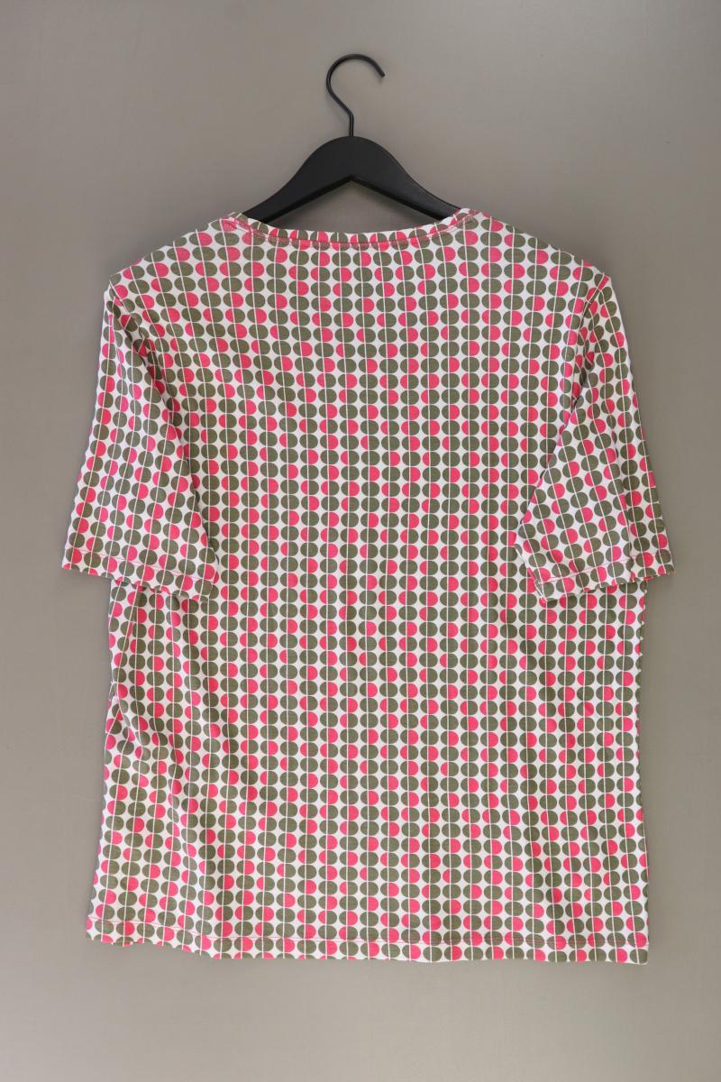 olsen Printshirt Gr. 46 Kurzarm mehrfarbig aus Baumwolle