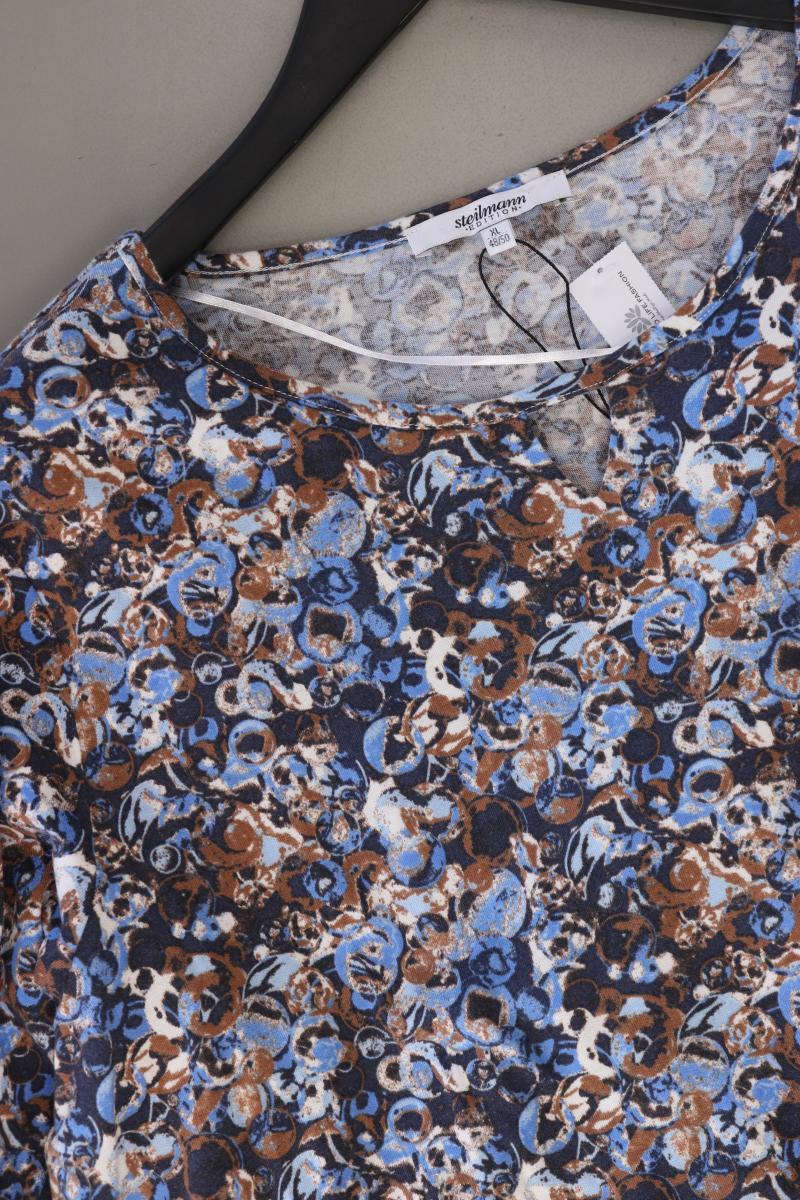 Steilmann Printshirt Gr. XL neuwertig Langarm blau aus Modal