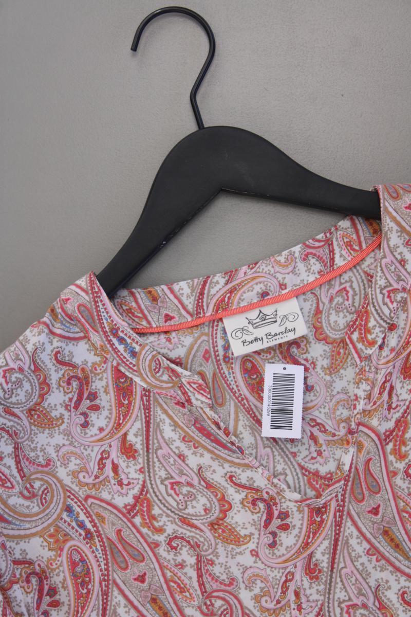 Betty Barclay Classic Bluse Gr. 40 mit Paisleymuster 3/4 Ärmel rosa