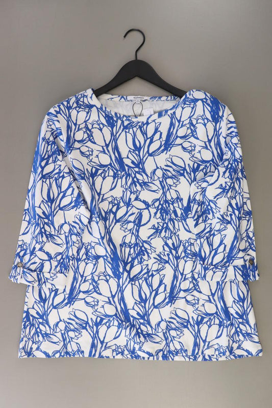 Steilmann Oversize-Shirt Gr. XL neuwertig 3/4 Ärmel blau aus Baumwolle
