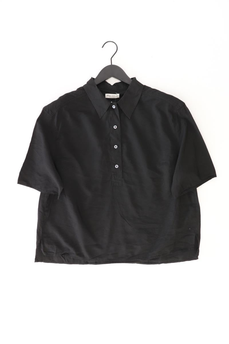 Marc O'Polo Kurzarmbluse Gr. 42 schwarz aus Viskose