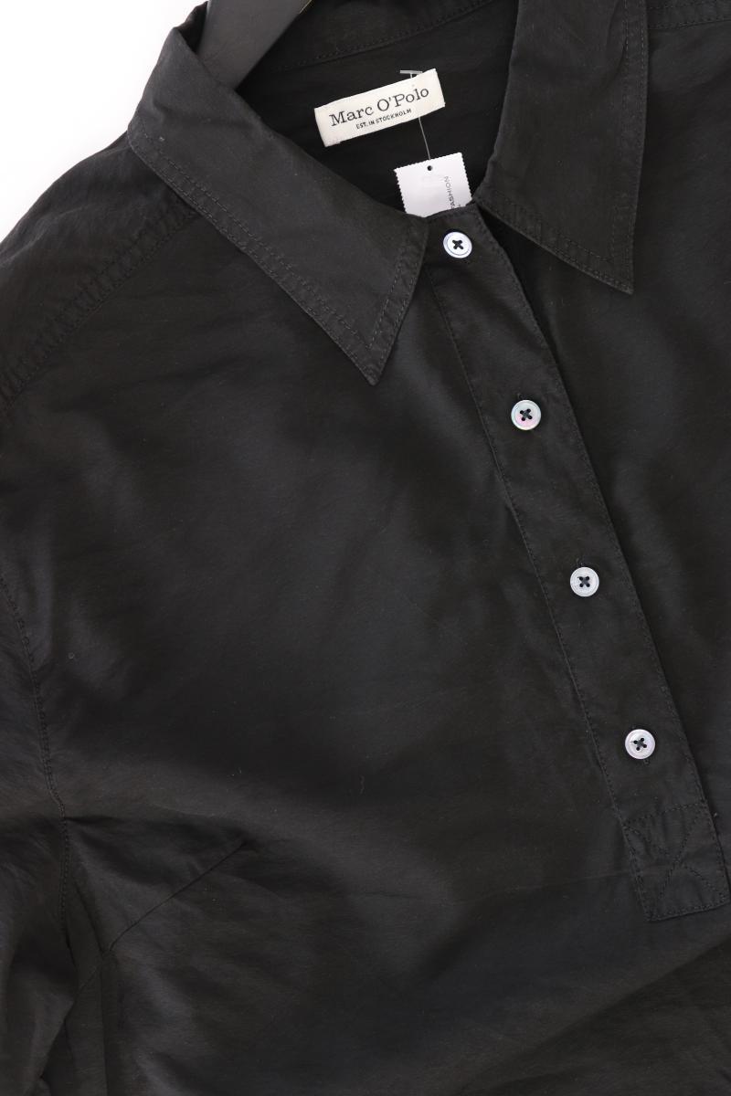 Marc O'Polo Kurzarmbluse Gr. 42 schwarz aus Viskose