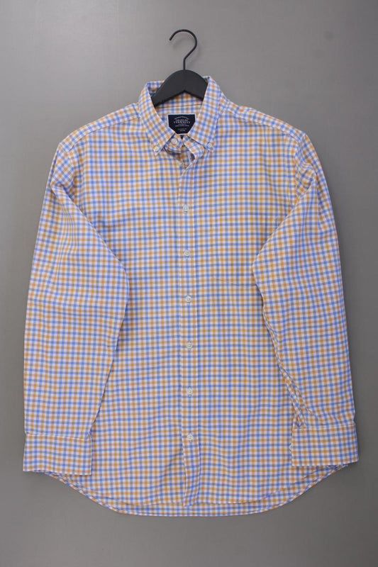 CHARLES TYRWHITT Karohemd für Herren Gr. L kariert neuwertig Langarm mehrfarbig