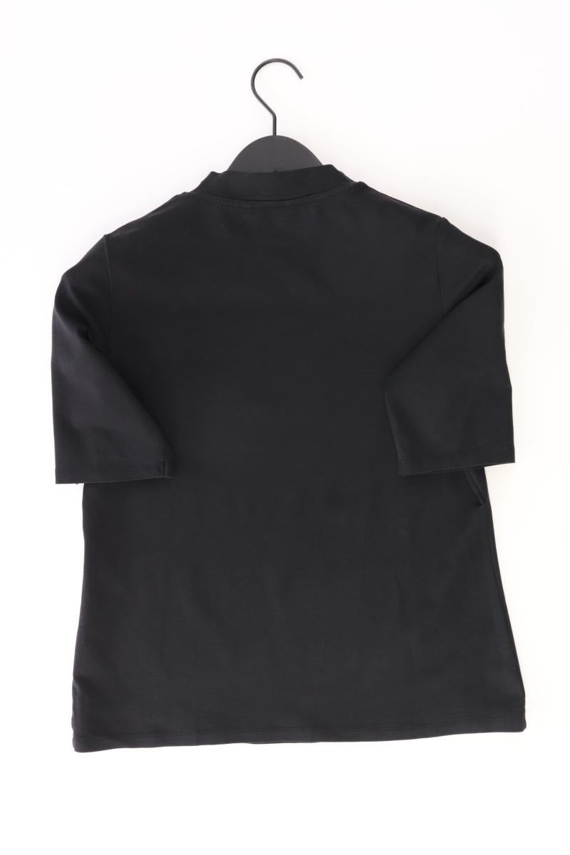 comma, T-Shirt Gr. 40 Kurzarm schwarz aus Lyocell