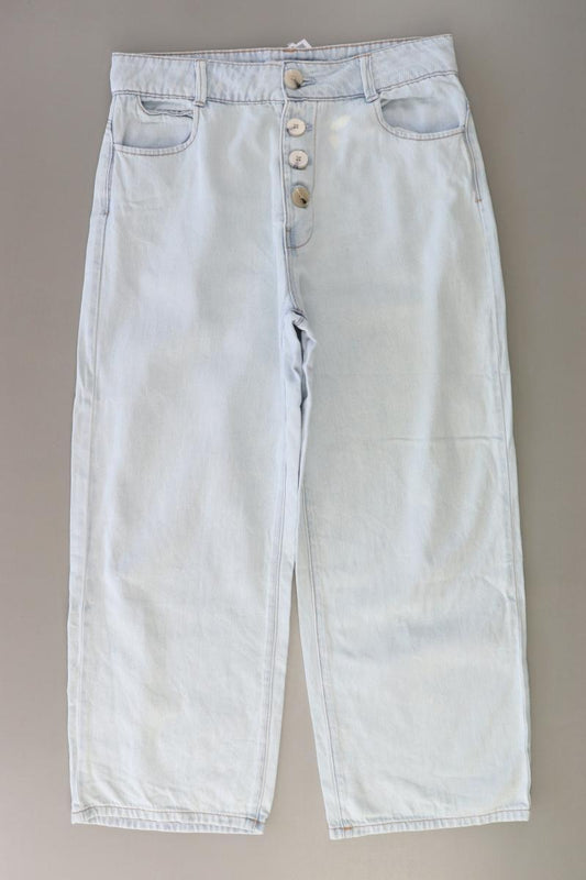 Zara Straight Jeans Gr. 40 blau aus Baumwolle