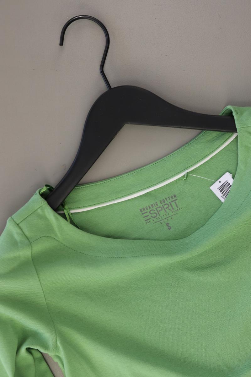 Esprit Regular Shirt Gr. S 3/4 Ärmel grün aus Baumwolle