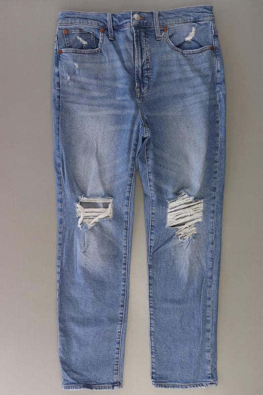 madewell Straight Jeans Gr. W28 blau aus Baumwolle