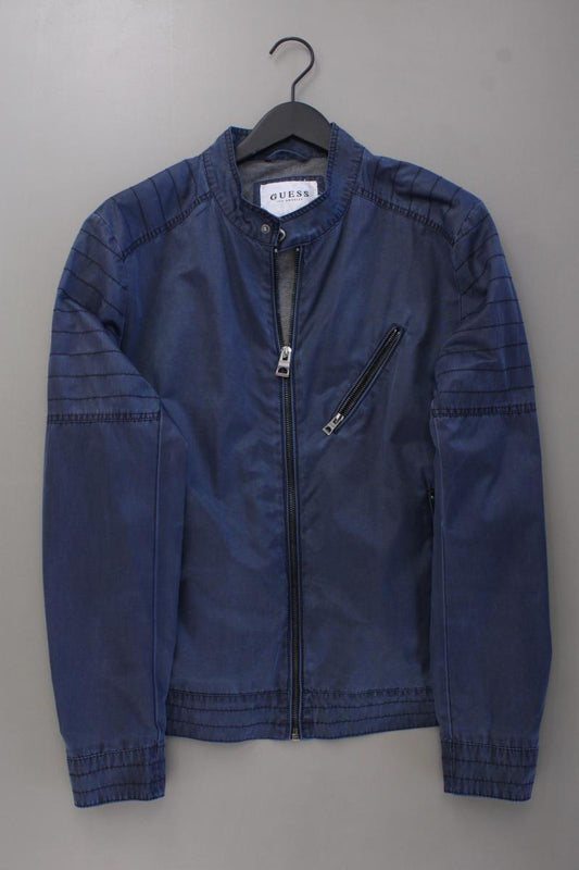 Guess Übergangsjacke für Herren Gr. L blau aus Polyester