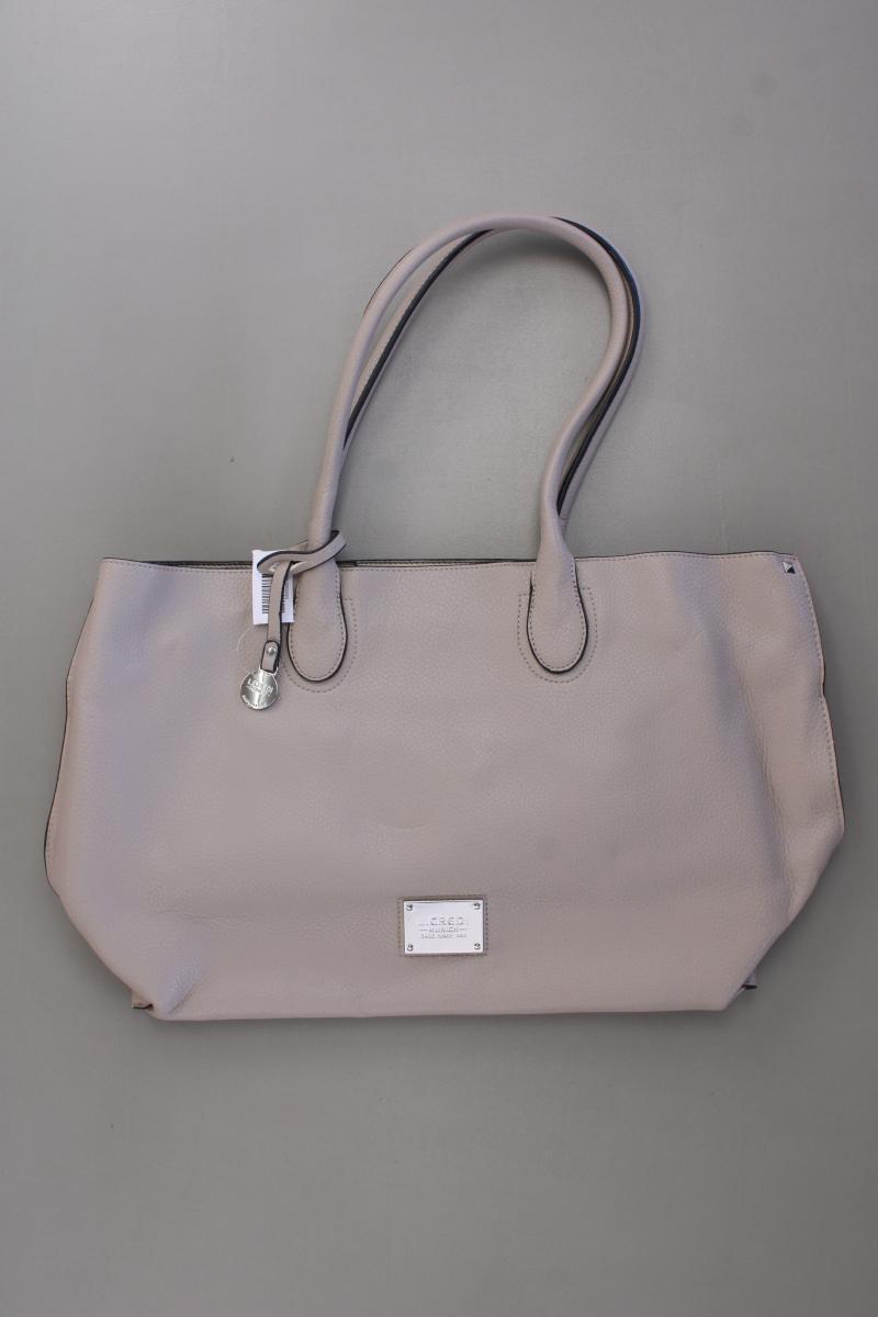 L. Credi Schultertasche neuwertig grau aus Polyurethan