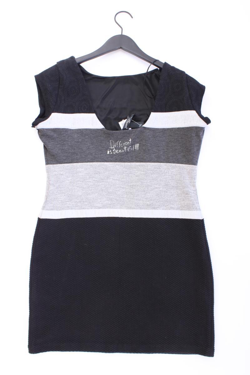 Desigual Kurzarmkleid Gr. XL schwarz aus Polyester