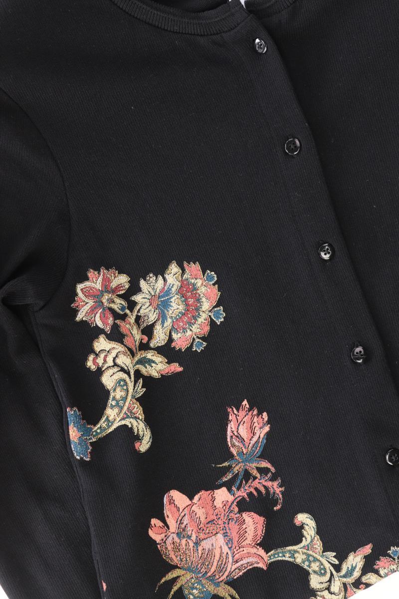 Desigual Strickjacke Gr. L Langarm schwarz aus Baumwolle