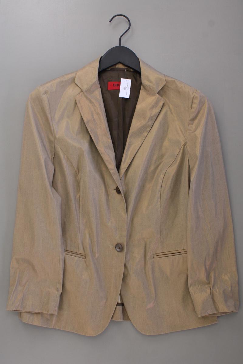 Hugo Boss Regular Blazer Gr. 40 Vintage gold aus Baumwolle