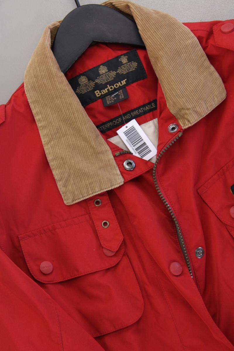 Barbour Featherweight Ladies International Übergangsjacke Gr. 44 mit Gürtel rot