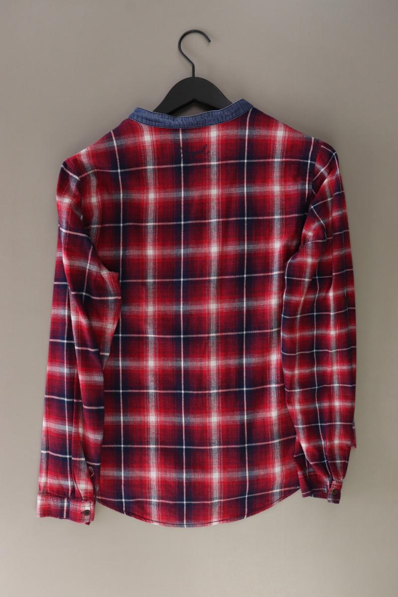 Desigual Karobluse Gr. XL kariert Langarm rot aus Baumwolle