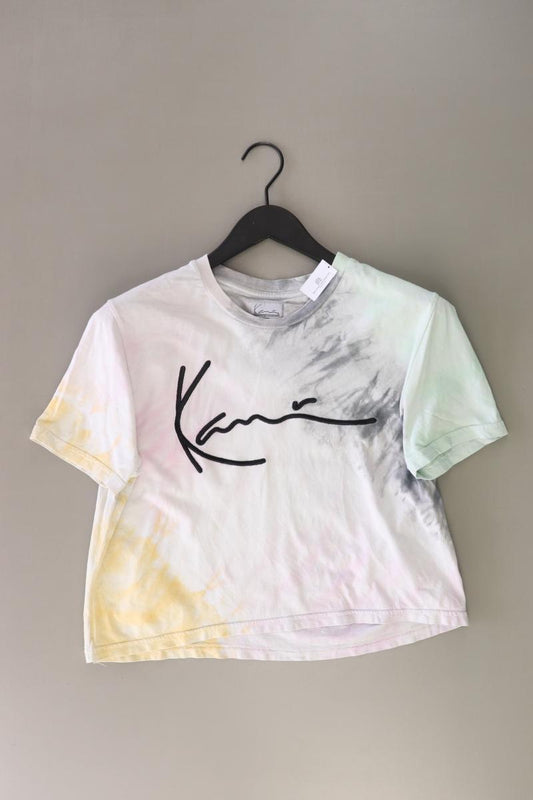 KARL KANI Batikshirt Gr. M mit Batikmuster Kurzarm mehrfarbig aus Baumwolle