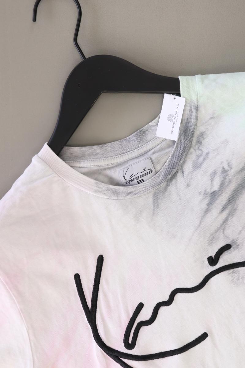 KARL KANI Batikshirt Gr. M mit Batikmuster Kurzarm mehrfarbig aus Baumwolle