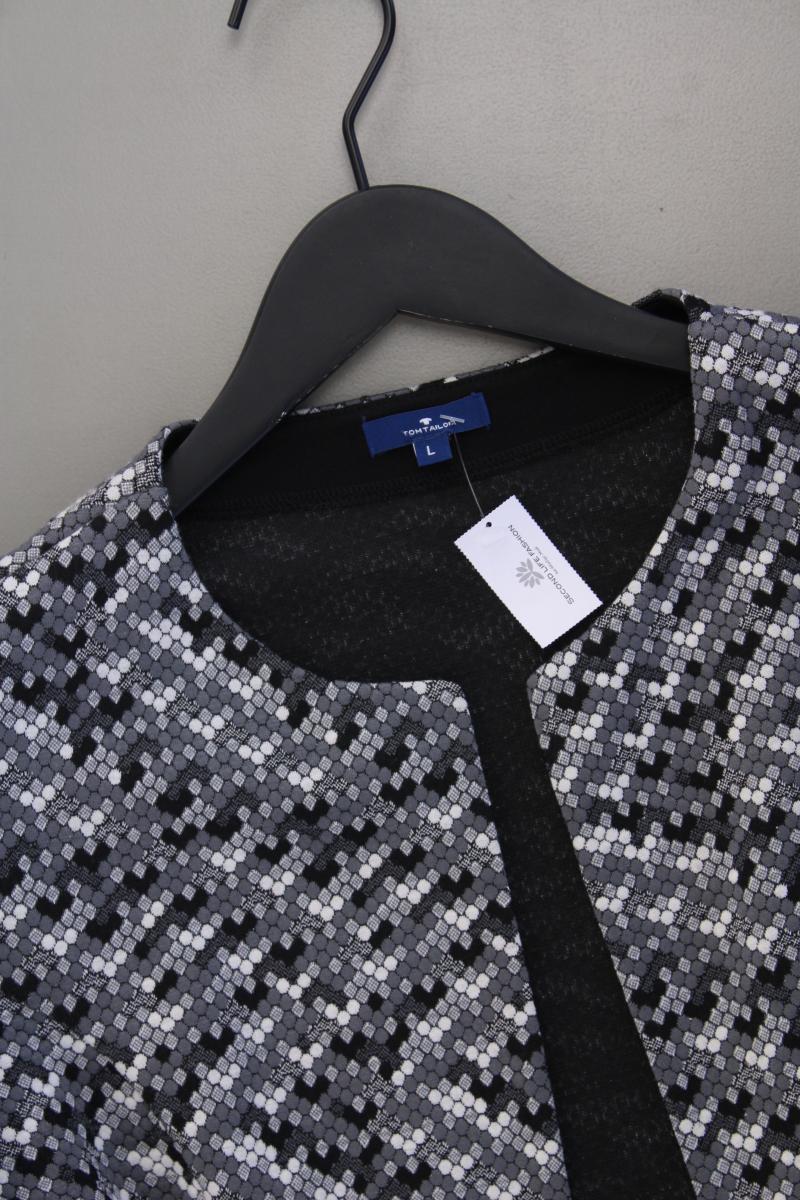 Tom Tailor Classic Cardigan Gr. L Langarm grau