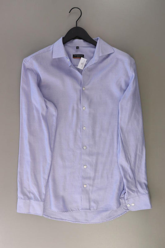 Eterna Langarmhemd für Herren Gr. Hemdgröße 41 blau aus Baumwolle