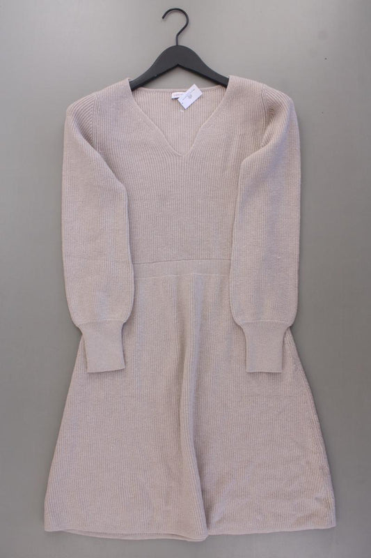 Lascana Strickkleid Gr. 36 Langarm creme aus Viskose