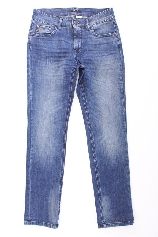 Sisley Straight Jeans Gr. W25/L28 blau aus Baumwolle