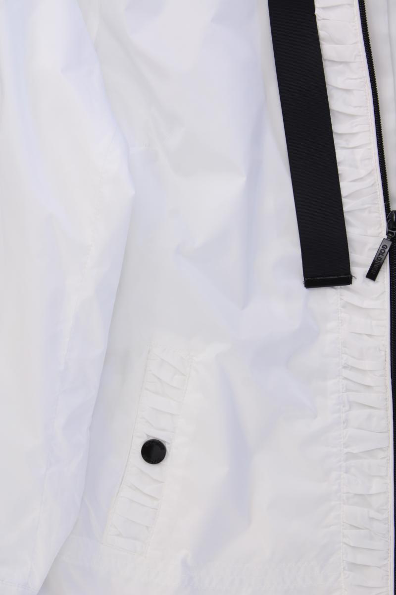 Goldner Übergangsjacke Gr. Kurzgröße 40 weiß