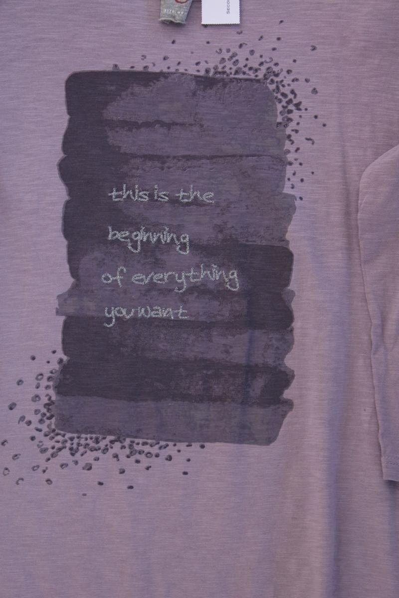 Cecil Printshirt Gr. M 3/4 Ärmel lila