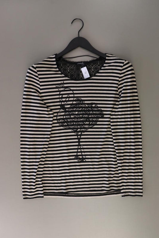 Taifun Ringelshirt Gr. 44 gestreift Langarm creme