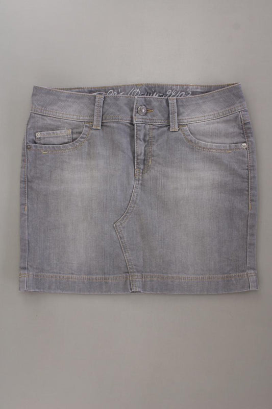 Esprit Jeansrock Gr. W29 grau aus Baumwolle