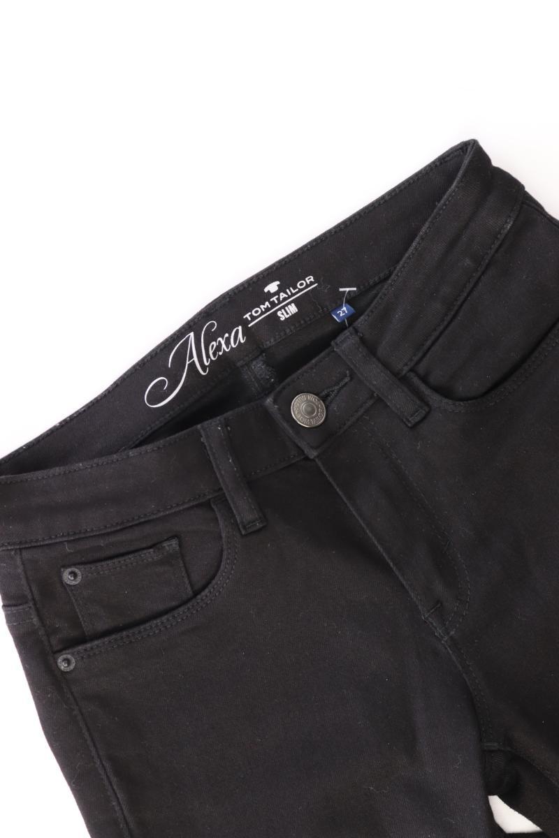 Tom Tailor Five-Pocket-Hose Gr. W27 Modell Alexa schwarz aus Baumwolle