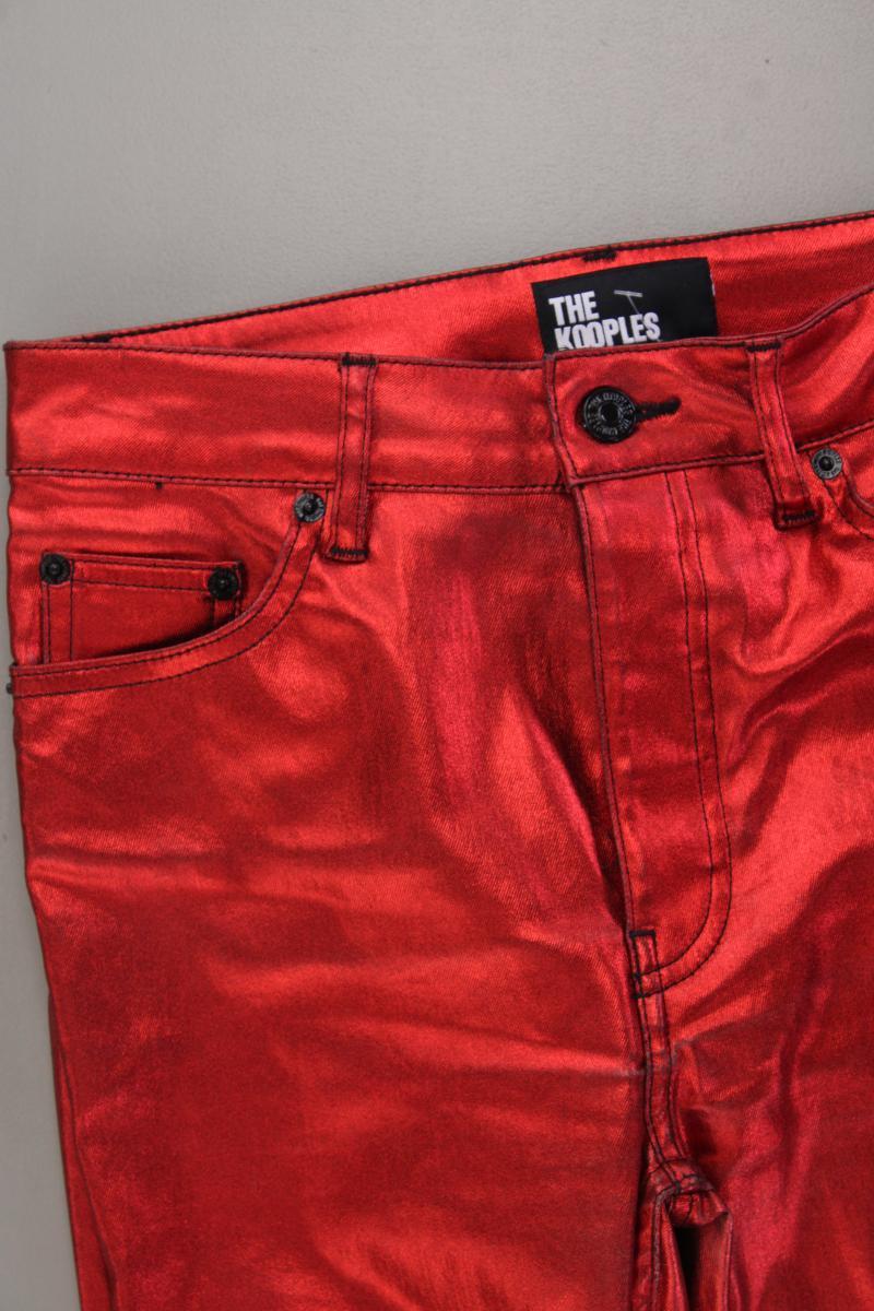 The Kooples Five-Pocket-Hose Gr. W27 rot aus Baumwolle
