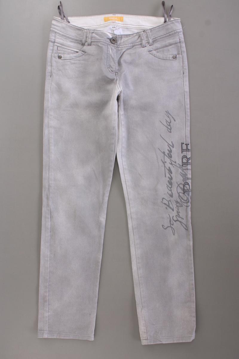 Biba Hose Gr. 38 neuwertig grau aus Baumwolle