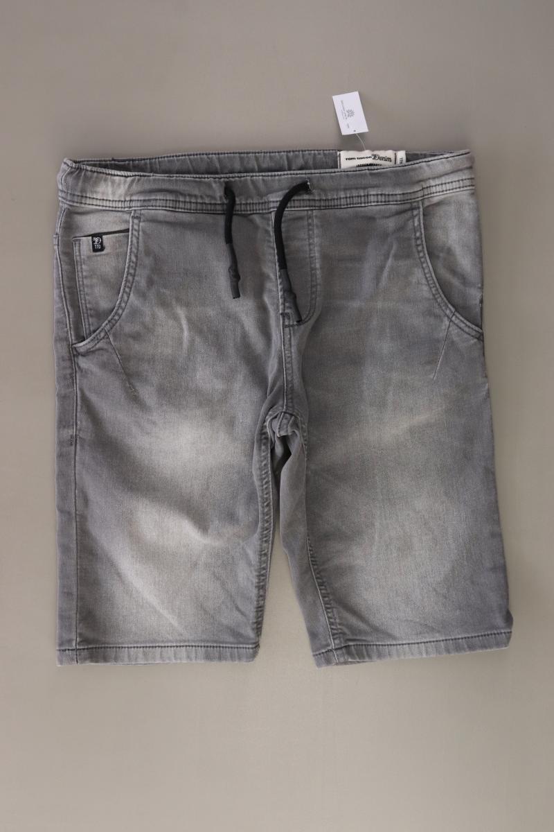 Tom Tailor (Denim) Jeansshorts für Herren Gr. S grau aus Baumwolle