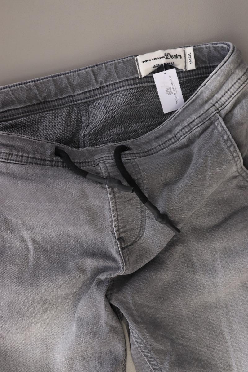 Tom Tailor (Denim) Jeansshorts für Herren Gr. S grau aus Baumwolle