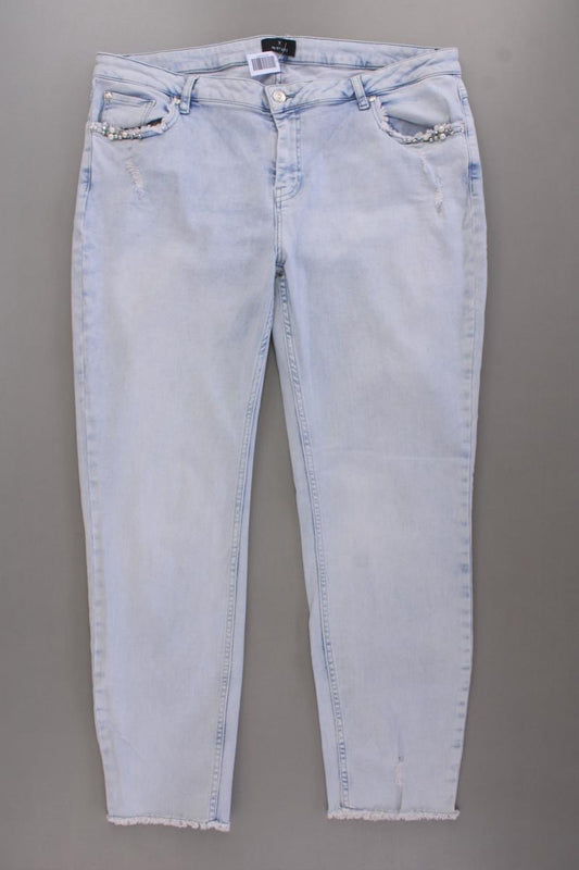 Monari Skinny Jeans Gr. 48 blau