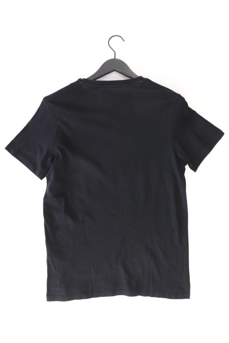 Jack & Jones Printshirt für Herren Gr. L Kurzarm schwarz aus Baumwolle