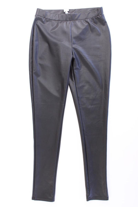 Tom Tailor (Denim) Kunstlederhose Gr. M neuwertig schwarz aus Polyester