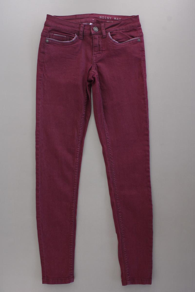 Noisy May Five-Pocket-Hose Gr. W25/L30 lila aus Baumwolle